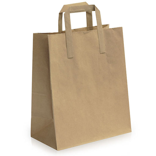 Kraft Paper SOS Carrier Bag