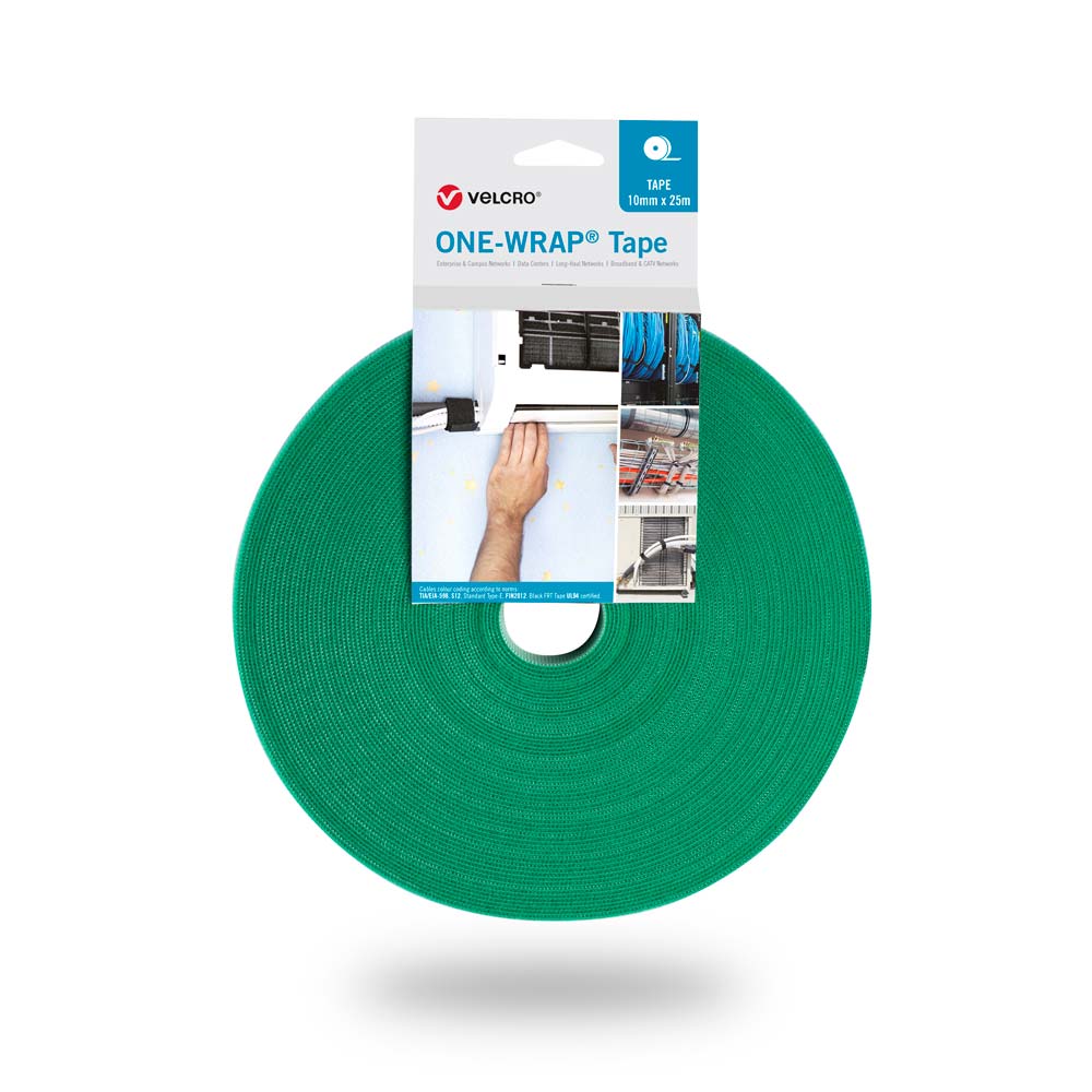 VELCRO® ONE-WRAP® Tape – 25m Roll | Multiple Colours & Widths Available