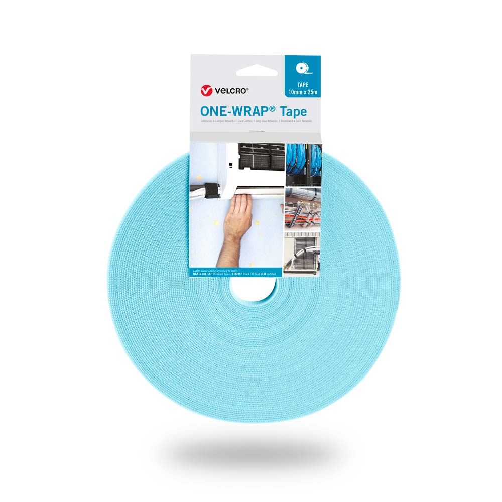 VELCRO® ONE-WRAP® Tape – 25m Roll | Multiple Colours & Widths Available