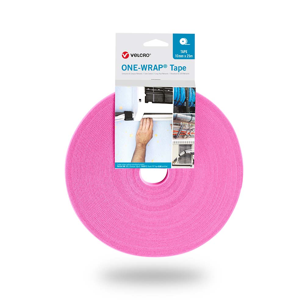 VELCRO® ONE-WRAP® Tape – 25m Roll | Multiple Colours & Widths Available