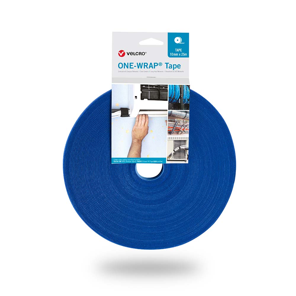 VELCRO® ONE-WRAP® Tape – 25m Roll | Multiple Colours & Widths Available