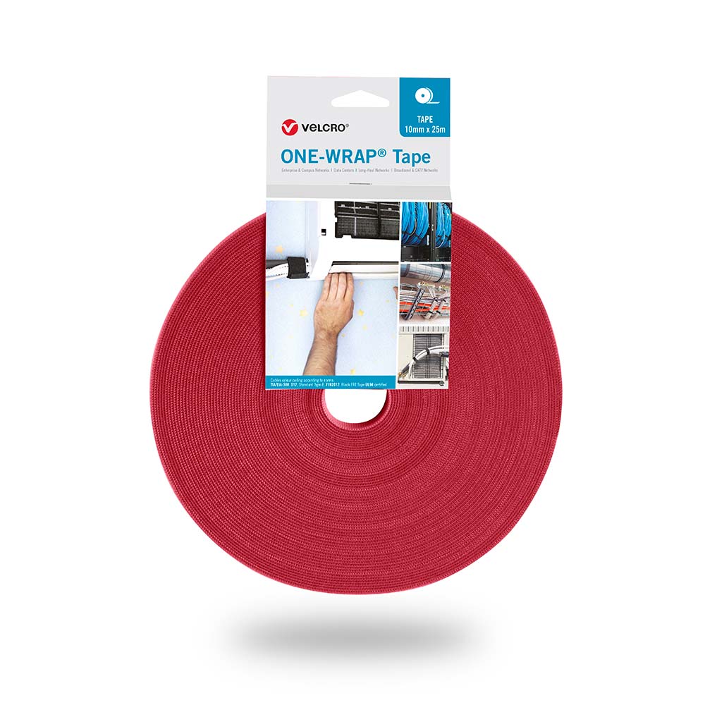 VELCRO® ONE-WRAP® Tape – 25m Roll | Multiple Colours & Widths Available