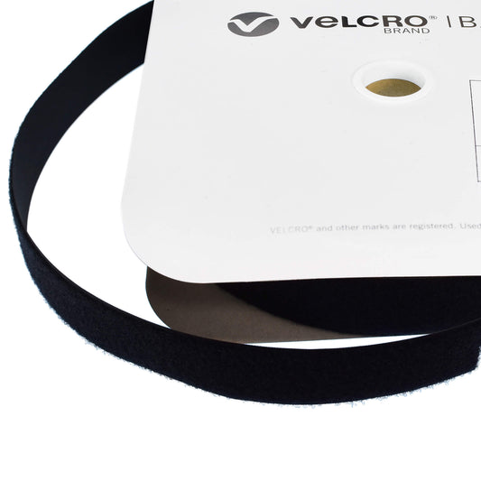 Velcro Basic® Sew-On Hook & Loop Tape – Durable Fastening Solution (Black)