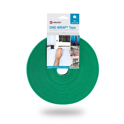 VELCRO® ONE-WRAP® Tape – 25m Roll | Multiple Colours & Widths Available