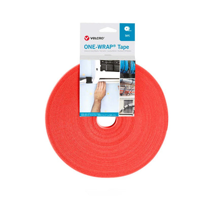 VELCRO® ONE-WRAP® Tape – 25m Roll | Multiple Colours & Widths Available