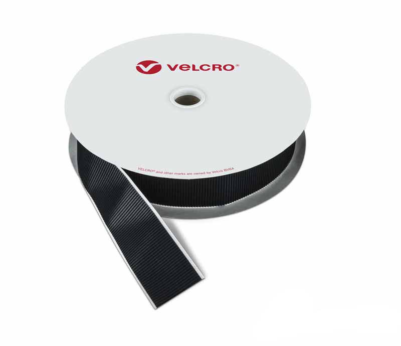 VELCRO® Brand Heavy-Duty Hook & Loop Tape Roll – 50mm x 25m | Strong Fastening Black and White