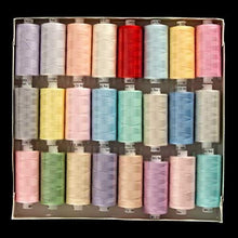 Load image into Gallery viewer, Coats Moon Assorted 120s Sewing Machine Polyester Thread Cotton 1000 Yards
